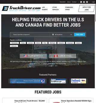 TruckDriver.com platform preview