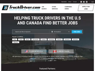 TruckDriver.com platform preview TruckDriver.com platform preview