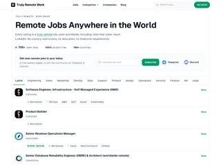 Truly Remote Jobs screenshot preview Truly Remote Jobs screenshot preview