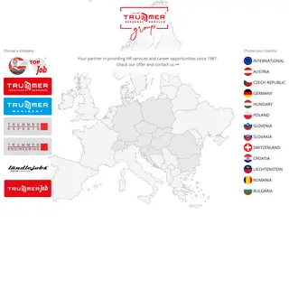 Trummer Personalservice screenshot preview