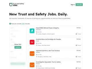 Trust and Safety Jobs screenshot preview Trust and Safety Jobs screenshot preview