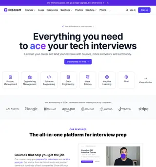 tryexponent.com platform preview