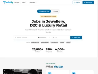 Mintly platform preview