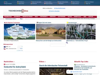 Tschechien Online platform preview Tschechien Online platform preview