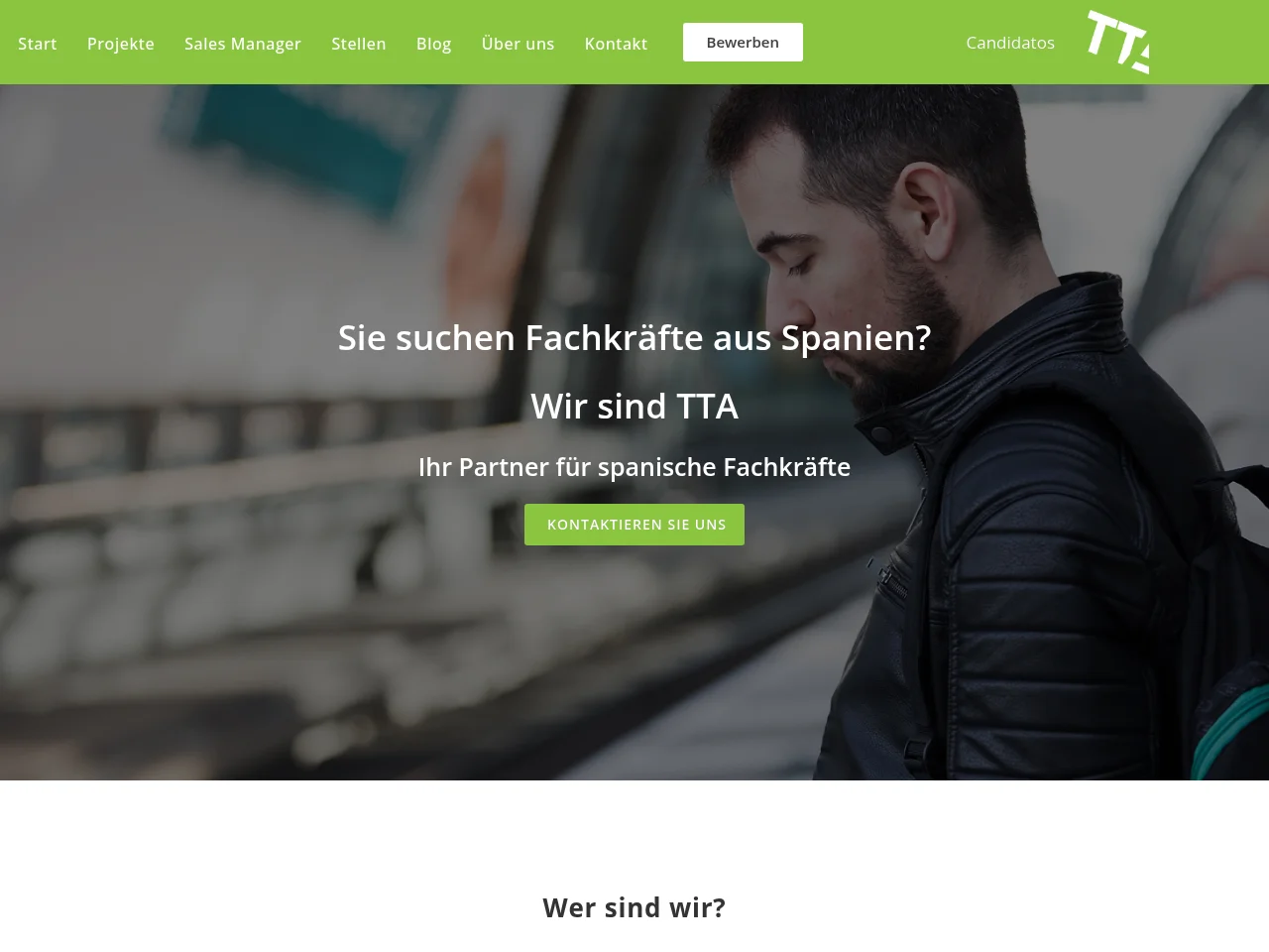 TTA Personal screenshot TTA Personal website screenshot
