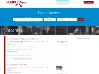 Tu Empleo Hoy platform preview