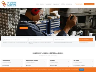 Tu Enlace Laboral platform preview