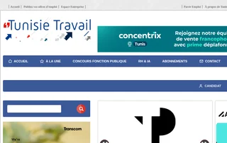 Tunisie Travail screenshot preview Tunisie Travail screenshot preview