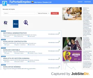 TuPortalEmpleo Colombia platform preview TuPortalEmpleo Colombia platform preview