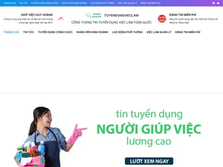 TUYENDUNGVIECLAM.NET screenshot preview TUYENDUNGVIECLAM.NET screenshot preview