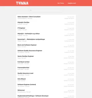 Tvinna screenshot preview