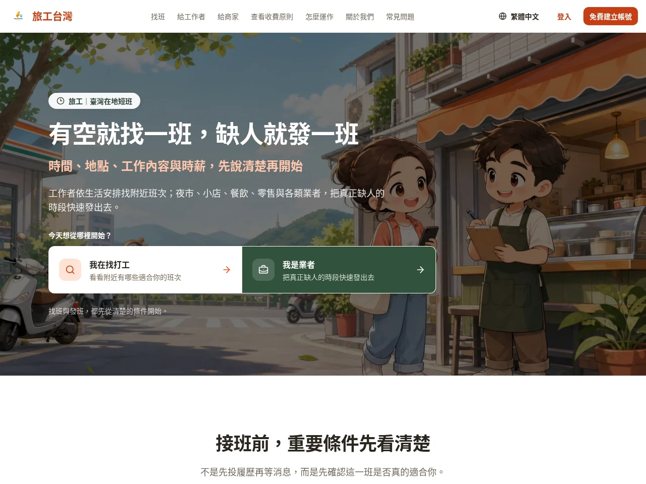 旅工 screenshot 旅工 website screenshot