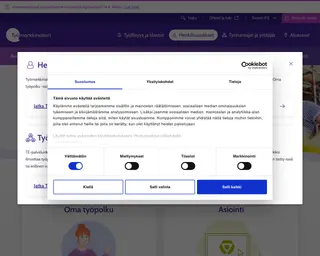 Työmarkkinatori platform preview