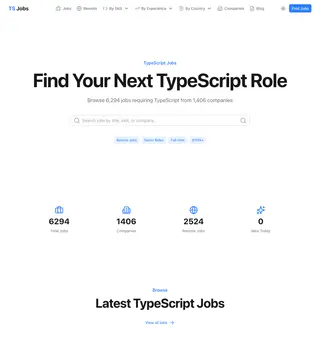 typescriptjobs.net platform preview