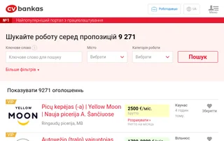 CVbankas.lt screenshot preview