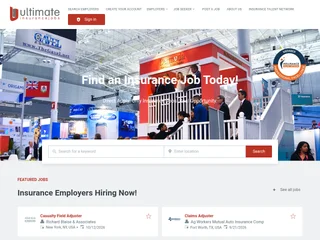 Ultimate Insurance Jobs platform preview
