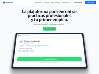 UniMarket platform preview UniMarket platform preview