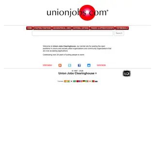 Union Jobs Clearinghouse screenshot preview