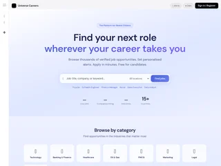 Universe Careers screenshot preview Universe Careers screenshot preview