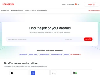 Universia platform preview