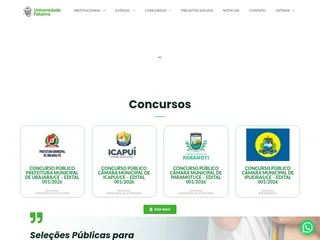 Universidade Patativa do Assaré screenshot preview Universidade Patativa do Assaré screenshot preview