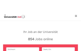 universitaet-job.de screenshot preview