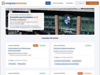 Uruguay Concursa screenshot preview Uruguay Concursa screenshot preview