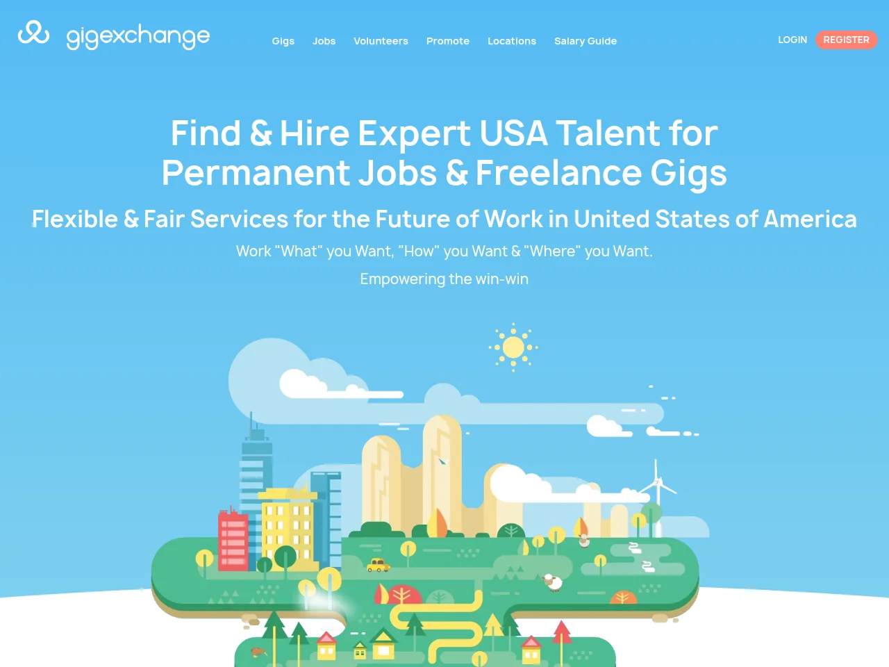 gigexchange screenshot gigexchange job board platform screenshot showing job search interface