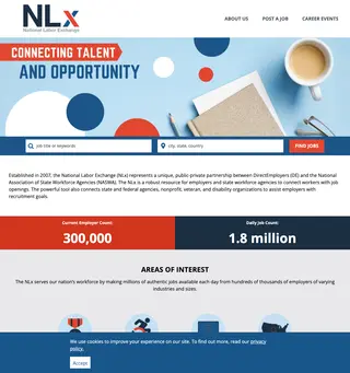 US National Labor Exchange screenshot preview