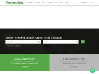 Vacancies.ae platform preview