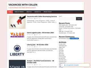 Vacancies with Collen platform preview Vacancies with Collen platform preview