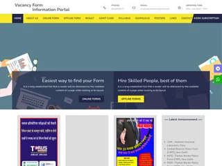 Vacancy Form screenshot preview