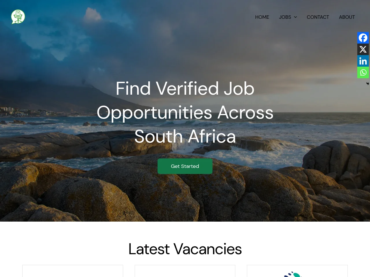 VacancyPlug job board platform screenshot showing job search interface