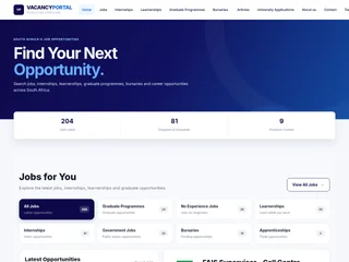 Vacancy Portal platform preview Vacancy Portal platform preview