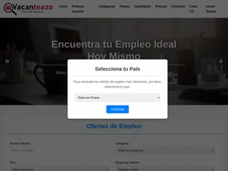 Vacanteazo screenshot preview