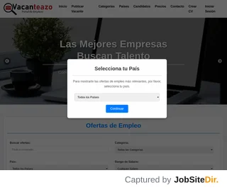 Vacanteazo platform preview