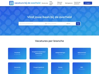 Vacature Bij De Overheid screenshot preview