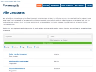 VacatureGids platform preview