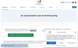 VacatureKinderopvang.nl screenshot preview VacatureKinderopvang.nl screenshot preview