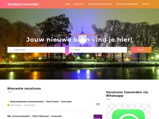 Vacatures Coevorden platform preview