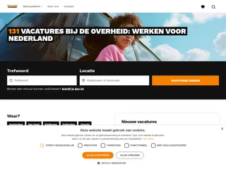 Vacatures Overheid Online.nl platform preview