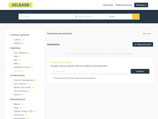 Release vacatures screenshot preview