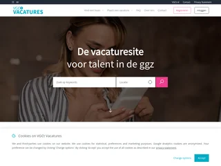 VGCt Vacatures platform preview VGCt Vacatures platform preview