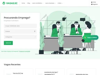 VAGAS.SC platform preview