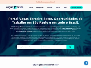 Portal Vagas Terceiro Setor screenshot preview