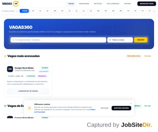 VAGAS360 platform preview VAGAS360 platform preview