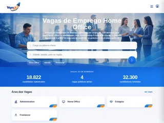 Vagas Já platform preview Vagas Já platform preview