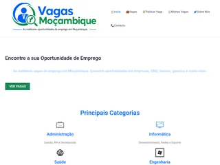 Vagas Moçambique screenshot preview