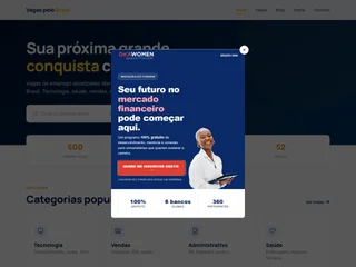 Vagas pelo Brasil platform preview