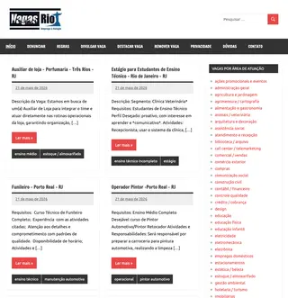 VagasRIO platform preview